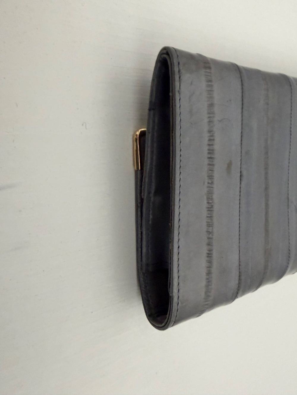 NEW Eel Skin Wallet and Checkbook Holder Insert - Picture 7 of 10